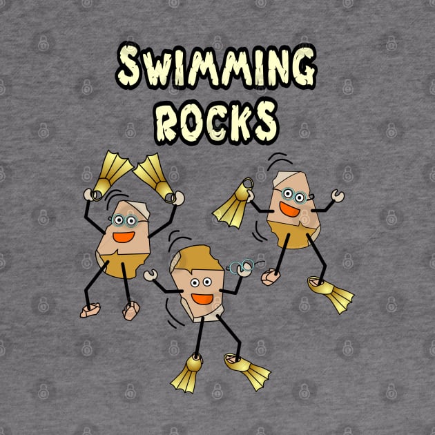 Swimming Rocks by Barthol Graphics